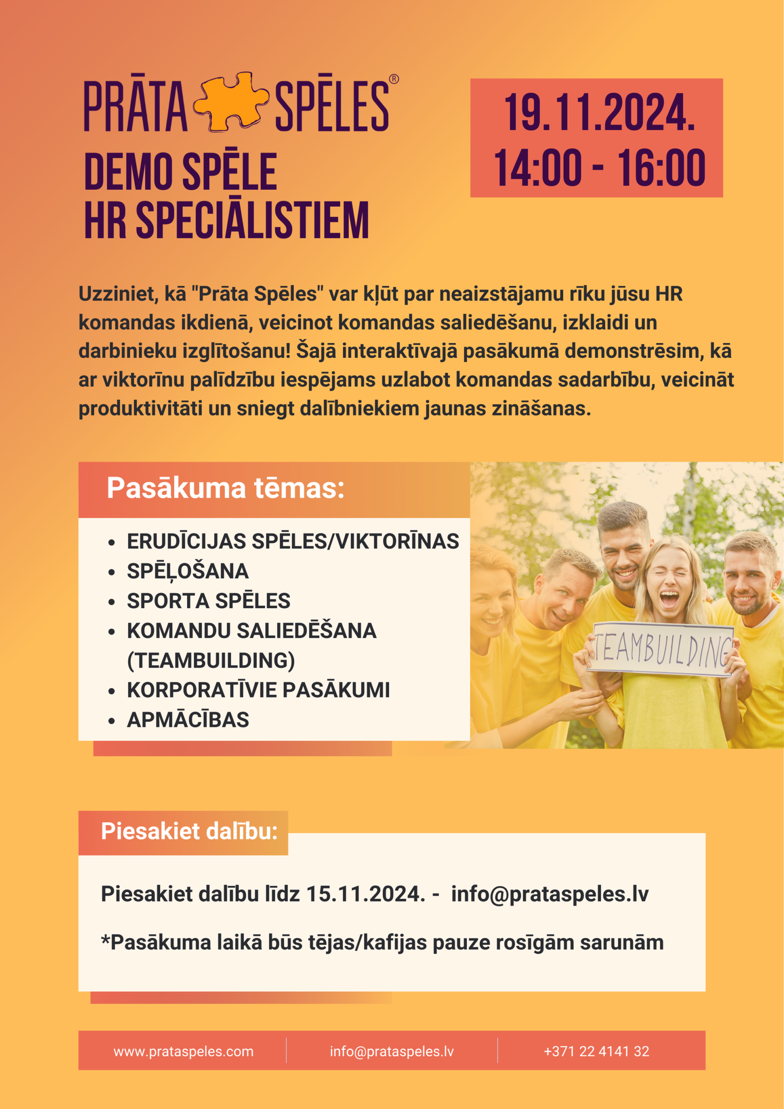 DEMO spēle HR speciālistiem